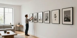 Salon, bureau, galerie : l’art d’exposer sans alourdir