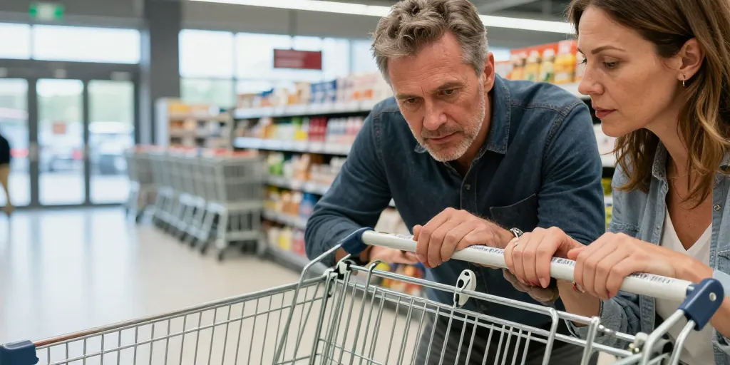 Chariots de supermarché : le plastique ou l’acier, comment choisir ?
