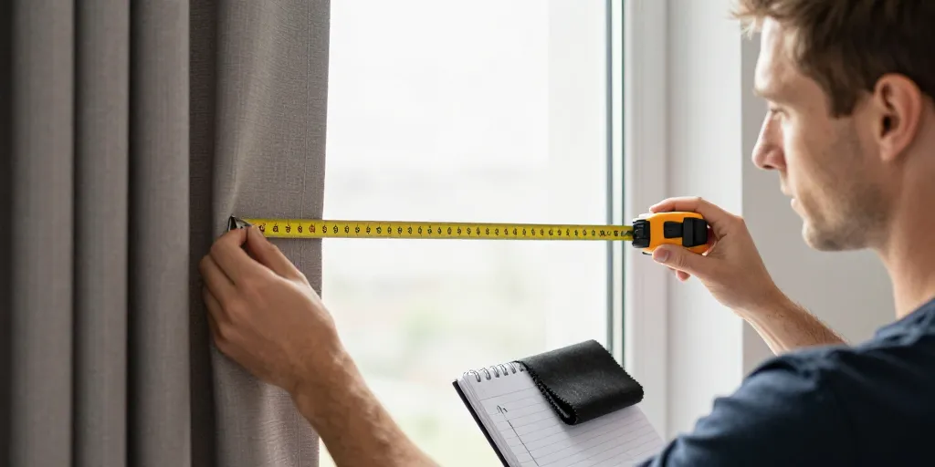 comment calculer la largeur d'un rideau occultant