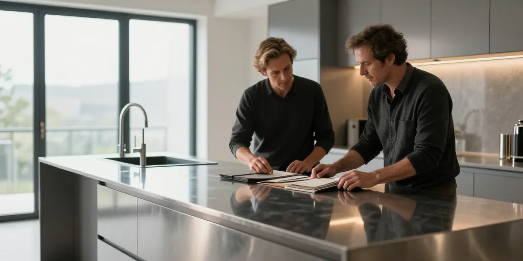 Métal et design : intégrer des surfaces en acier laqué dans un projet