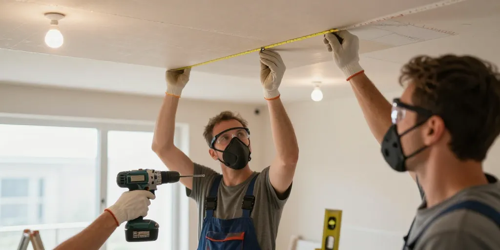 Montage placo plafond : la méthode étape par étape pour réussir