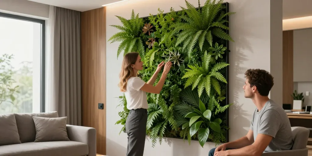 mur végétalisé