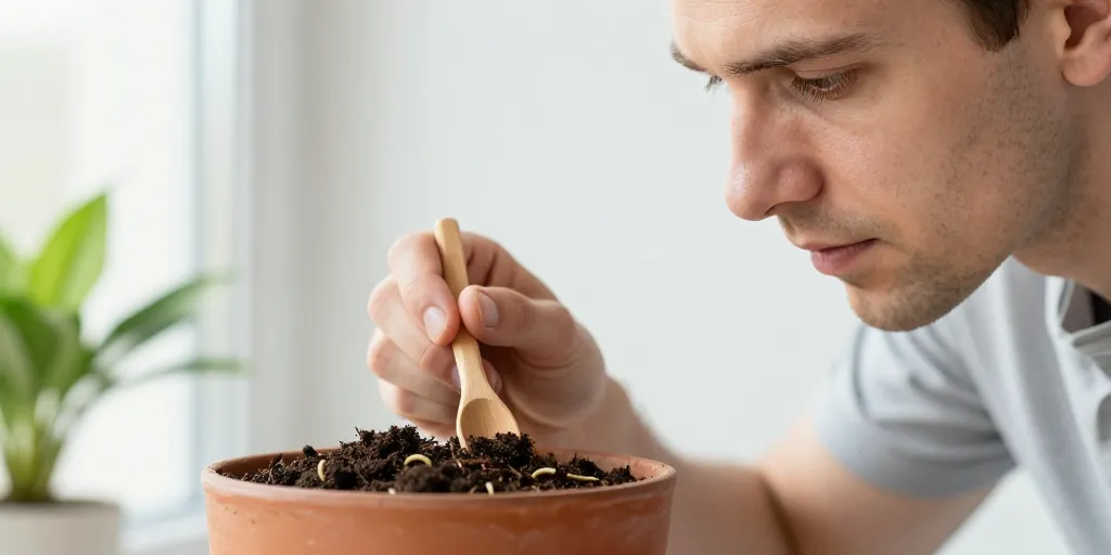 Petit vers dans terreau : les solutions naturelles pour protéger vos plantes
