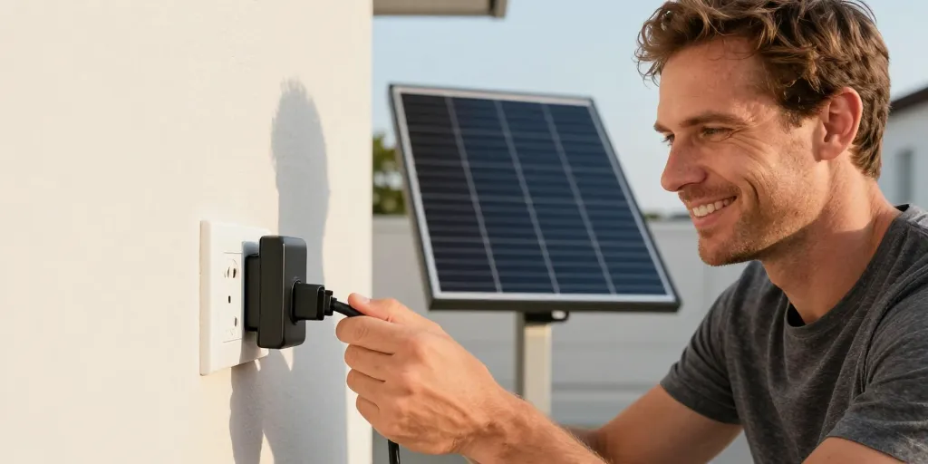 kit panneau solaire plug and play