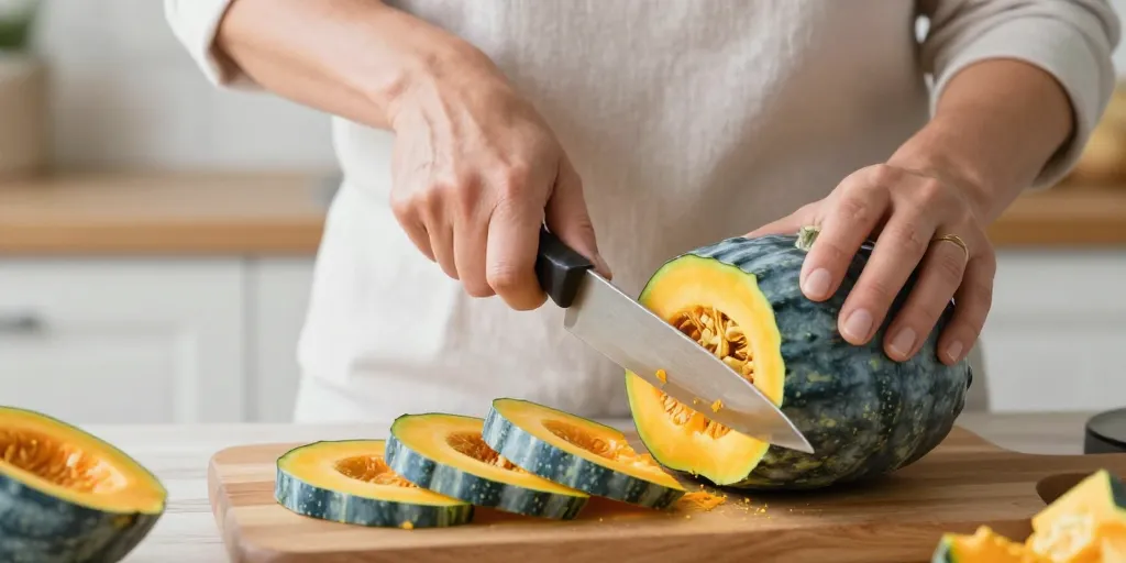 courge bleue de hongrie peau comestible