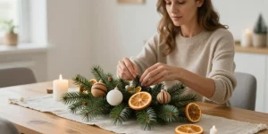 diy centre de table noel