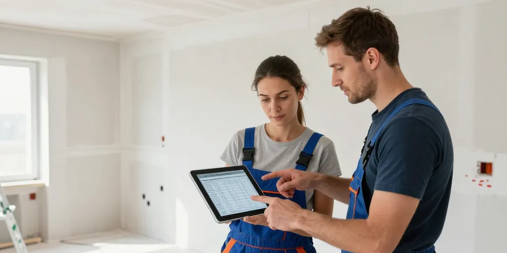 Ordre travaux sol mur plafond : la chronologie pour organiser votre chantier