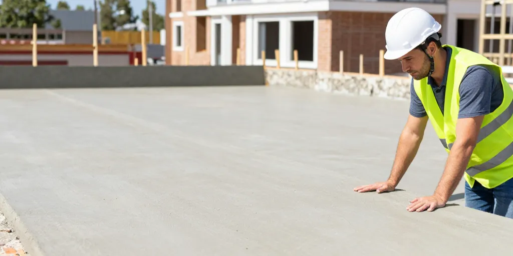Temps de séchage dalle béton 15 cm : les délais à respecter ?