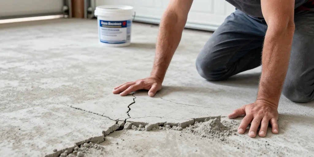 Dalle béton qui part en poussière : les solutions pour stopper l’effritement