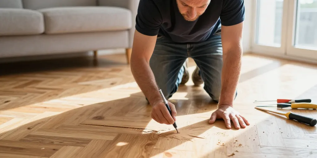 que mettre sur un parquet abîmé
