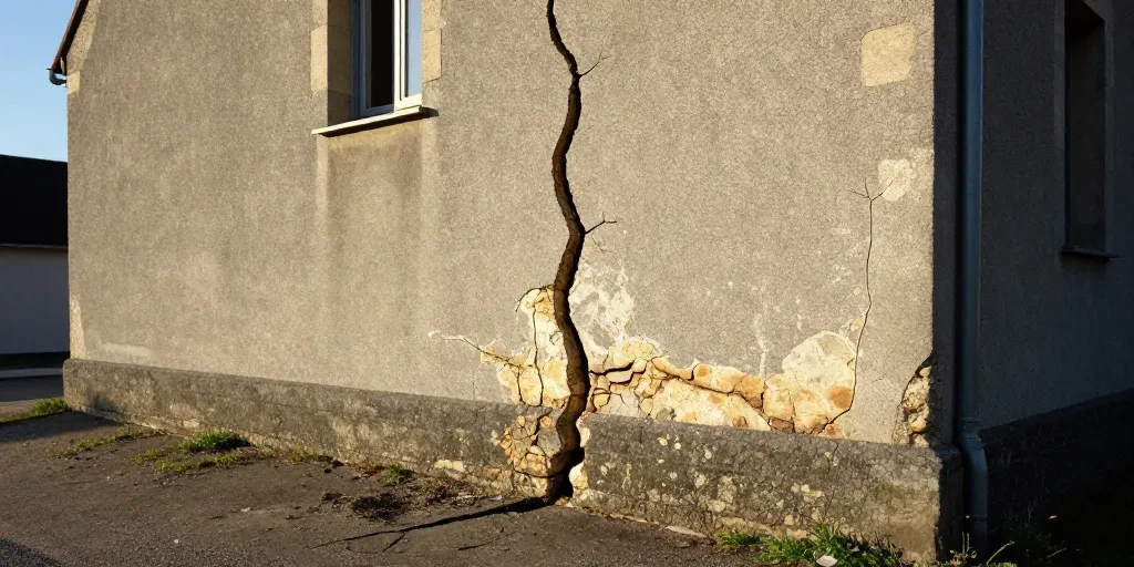 fissure mur extérieur maison ancienne