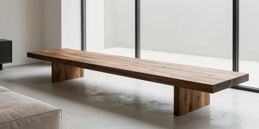 salon moderne avec poutre apparente