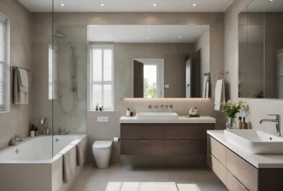 agrandir visuellement une petite salle de bain