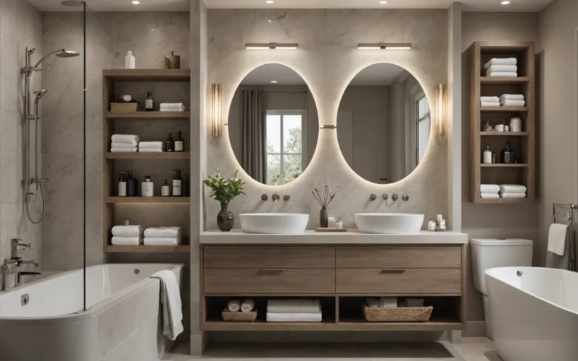 petite salle de bain avec toilette