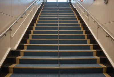 Carreaux antidérapants et autres solutions pour sécuriser les escaliers sur un bateau de croisière