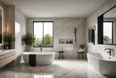tendances carrelage de salle de bain 2023