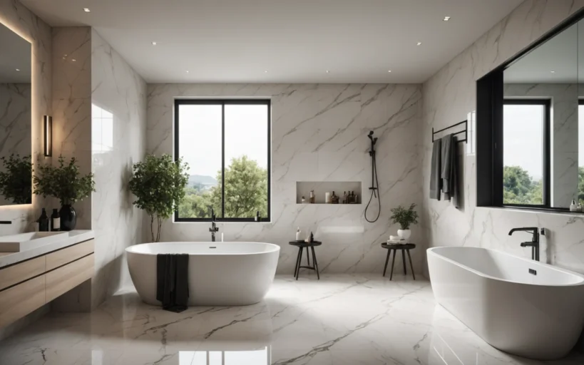 tendances carrelage de salle de bain 2023