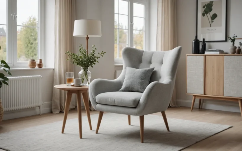 chaise cocktail scandinave