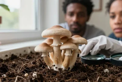 champignons plantes d'intérieur
