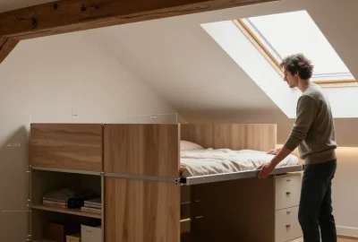 Comment optimiser chaque mètre carré dans une pièce atypique ?