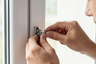 crémone fenêtre bloquée