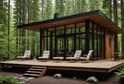 cabanes en bois