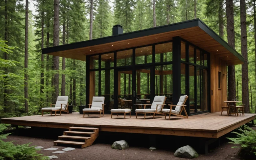 cabanes en bois