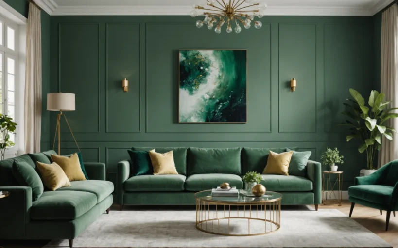 nuancier peinture vert