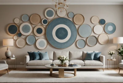 peindre des cercles sur le mur