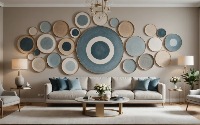 peindre des cercles sur le mur