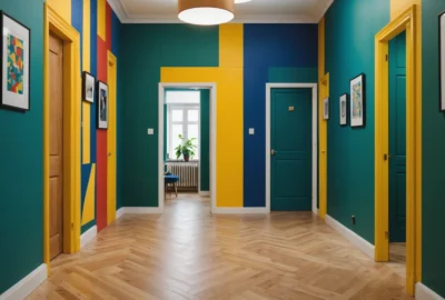idées de papier peint pour le couloir