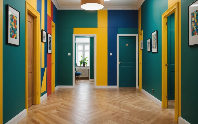 idées de papier peint pour le couloir