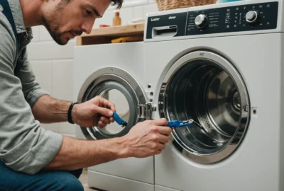 installation robinet machine à laver