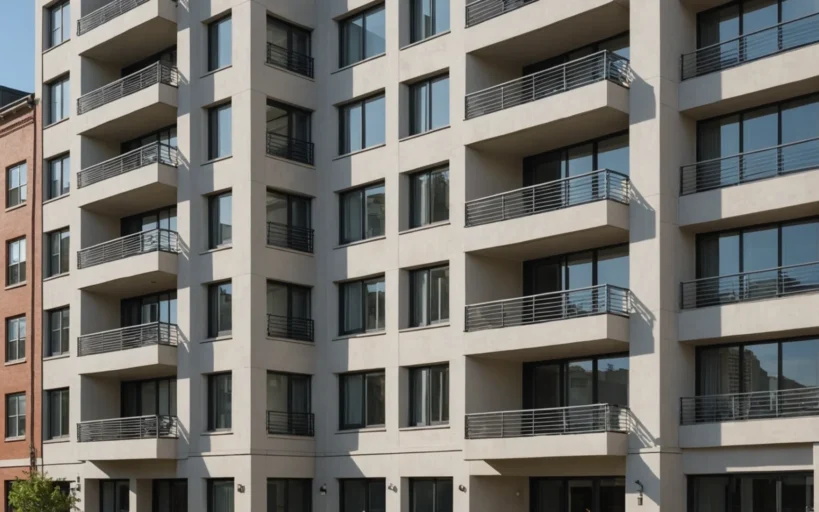 L_installation_de_volet_accordéon_sur_mesure_pour_des_logements_collectifs