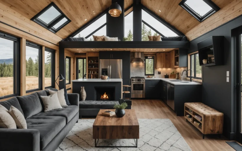 luxueuse mini-maison intérieur