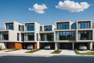 maisons modernes avec toit plat