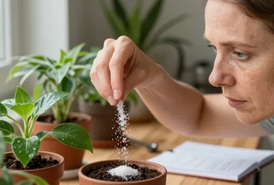 mettre du sucre dans les plantes