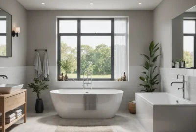 baignoire-douche pour petite salle de bain
