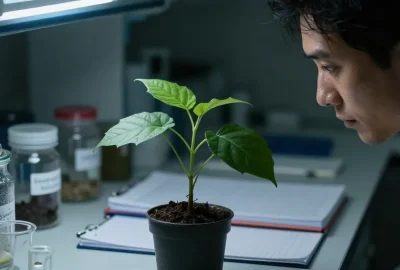 plante dans le noir complet