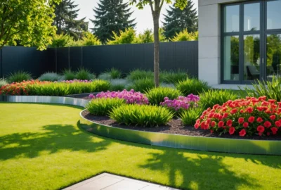 bordure en métal pour jardin