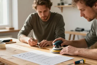 rénover un bureau en bois