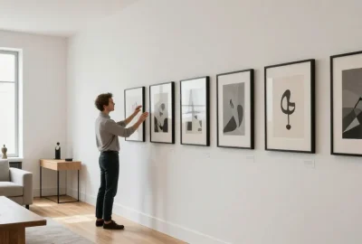 Salon, bureau, galerie : l’art d’exposer sans alourdir
