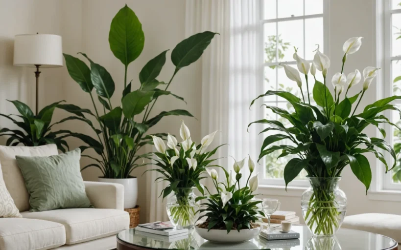 plantes à fleurs blanches