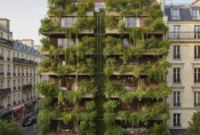Structure végétale habitée