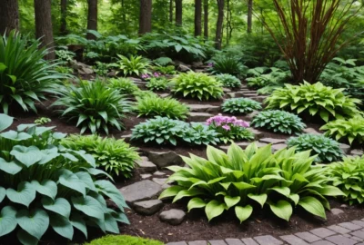 plantes pour jardin de rocaille ombragé