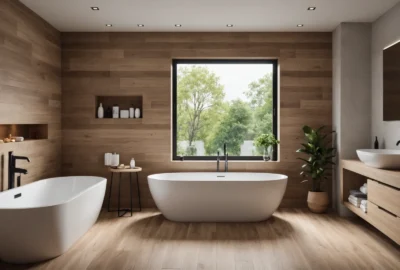 carreaux imitation bois pour salle de bain