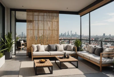 pare-vue pour terrasse sans perçage